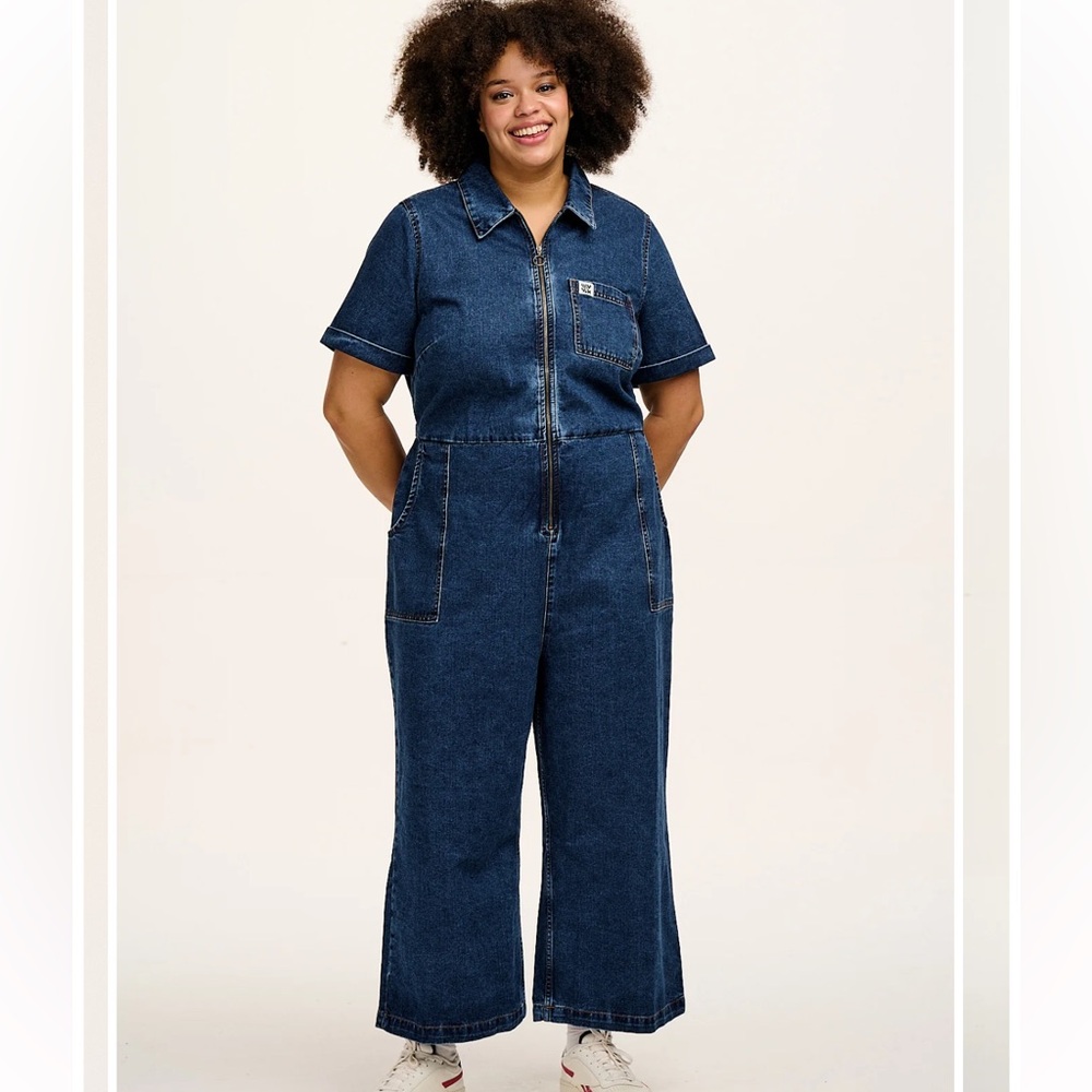 Lucy&Yak Ragan - Denim Jumpsuit size 14 tall